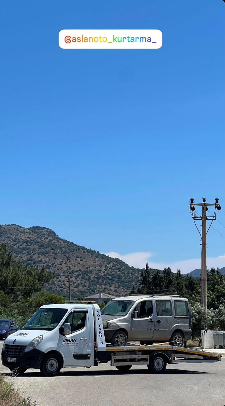 Datça çekici operasyonu — araç kurtarma sahne 12