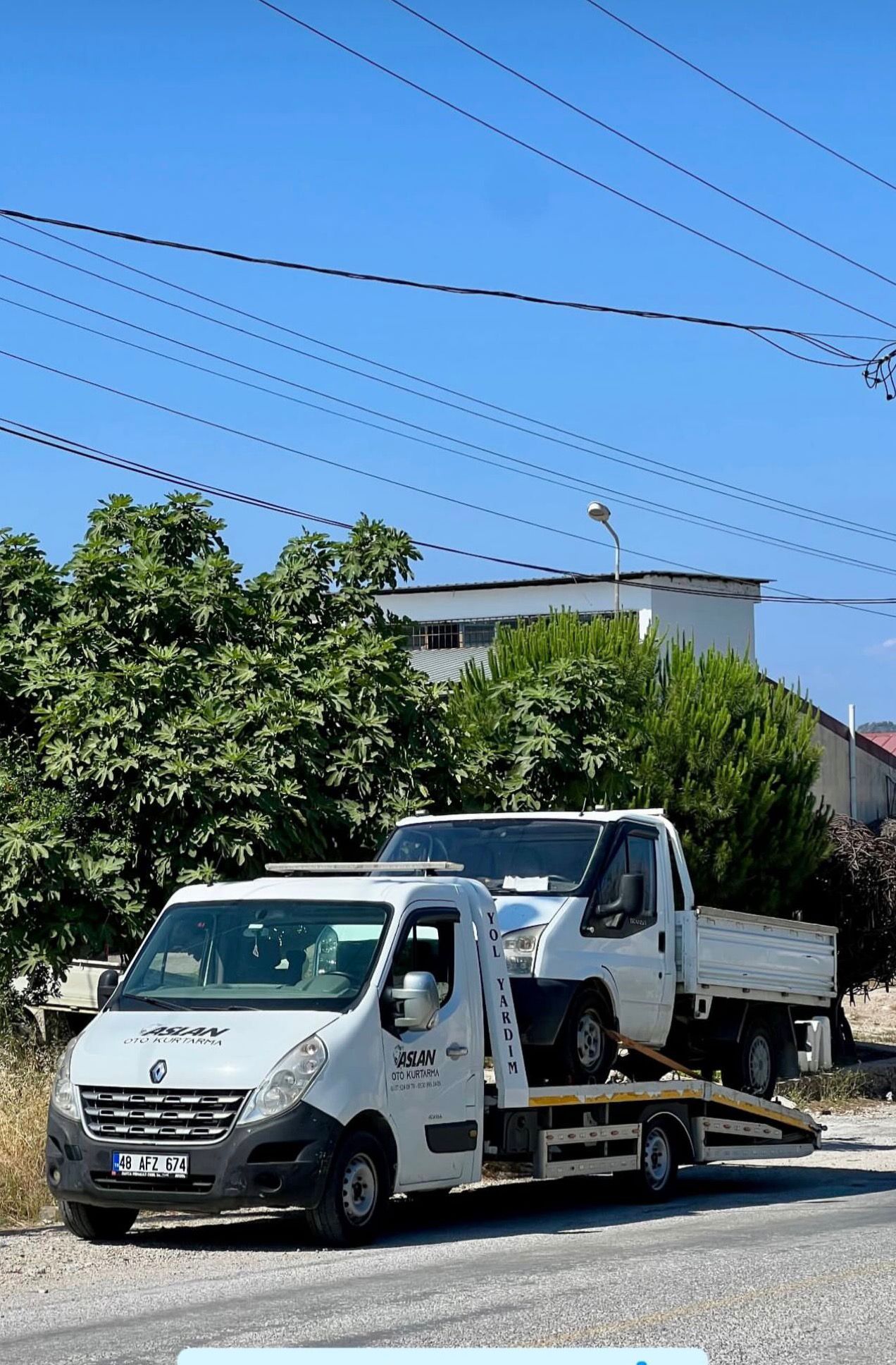 Datça çekici operasyonu — araç kurtarma sahne 13