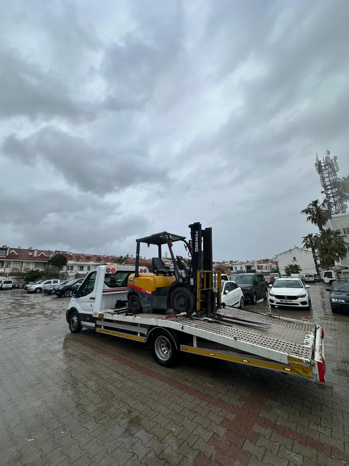 Datça çekici operasyonu — araç kurtarma sahne 4